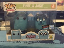 NYCC 2026 OFFICIAL FUNKO POP ADVENTURE TIME FINN & JAKE (GITD) 2-PACK picture