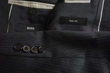Hugo Boss The Sweet/Sharp 100% Wool 2 Pc Suit Jacket Pants Sz 42R picture