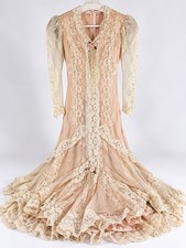 Vintage Susan Lane Country Elegance Wedding Dress Sz 8 Lace Victorian Bridal picture