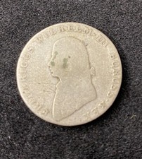 1803-A German States Prussia 4 Groschen 0.5210 Silver ASW 0.0895 Oz  picture