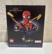 LEGO Marvel 76326 Iron Spider-Man Bust 379 Pieces NEW Factory Sealed picture