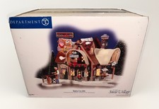 DEPT 56 MIGHTY FINE BBQ SNOW Village Series NEW in BOX picture