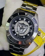 Invicta - NFL Las Vegas RAIDERS - Throwback Logo - Licensed NFL - mens watch picture