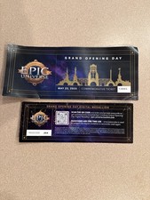 RARE EPIC UNIVERSE OPENING DAY COMMEMORATIVE TICKET picture