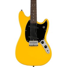 Squier Sonic Mustang Laurel Fingerboard Electric Guitar Graffiti Yellow picture