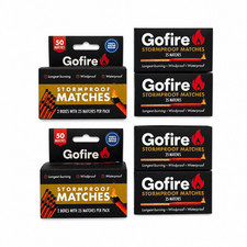 GoFire - Stormproof Matches - Waterproof Windproof - 50 count per Box - 2 Pack picture