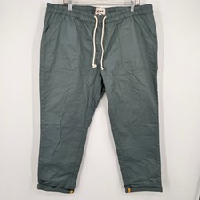 Pact Unisex Organic Cotton Drawstring Pants XXL Green Grey New With Tags picture