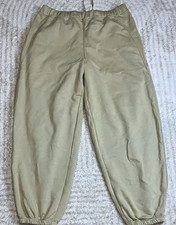 lululemon Women’s Beige Jogger Pants Size M Elastic Waist Athleisure picture
