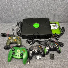 Original Microsoft Xbox Console Bundle 4 Controllers Cables Game Tested Working picture
