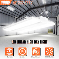 400W LED Linear High Bay Light, 60000LM Commercial Shop Lights Fixture 5000K picture
