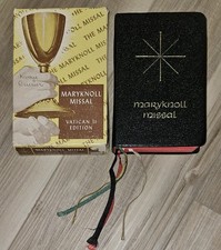 Vintage 1966: THE MARYKNOLL MISSAL; Vatican II Edition; Catholic ; illustrated picture