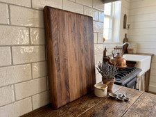 Amish Made Large Cutting Board Premium Natural Hardwood Butcher Block picture