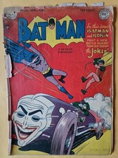 Batman #52 Fair (1.0) Joker Cover Story DC Comics April-May 1949 picture