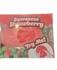 Viral Sunny Days Jumbo Squeezy Strawberry Squishy Toy, Stress Relief Sensory Fun picture