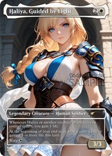 MTG - Haliya, Guided by Light - Fanart Borderless Style - EDH / Playtest picture