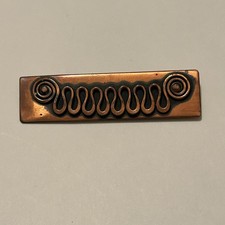 Rare Winifred Mason Chenet D' Haiti Copper Brooch African American Artist Voodoo picture