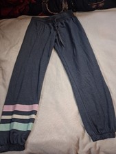 Modern LUX~Womens Blue, Soft, Sweatpants/Jogger Pants, Drawstring Size L picture