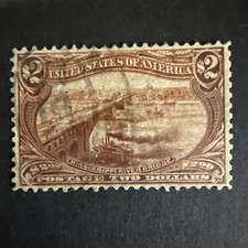US Scott #293 Has A Thin picture