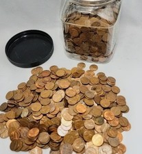 2 LBS BULK REDUCED PRICE Pre-1982 Copper Pennies: 95 percent Copper 2 lbs picture