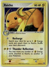Raichu Holo Rare EX FireRed & LeafGreen 12/112 NM picture
