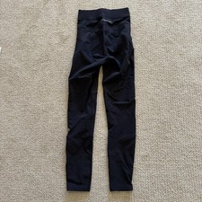 Lululemon Leggings Womens 2XS Black Compression Ribbed High Rise Yoga Running picture
