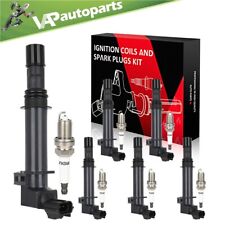6 For 2002-2008 Jeep Liberty 3.7L V6 Ignition Coil & Spark Plug picture