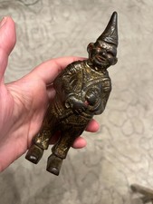 Antique Cast Iron Clown Still Penny Bank AC Williams 1910 Vintage Circus picture