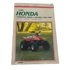 VTG 1988 Cylmer Repair Service Shop Manual Honda Fourtrax 200x and ATC 200x M347 picture