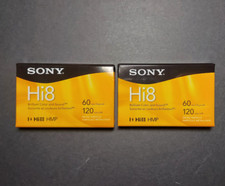 Sony Hi8 Digital 8 Video Cassette Tape - Two tapes - 120 minutes - Ships Fast picture