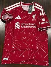 Adidas Liverpool FC Soccer Jersey Red/White Size S Officially Licensed picture