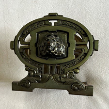 Art Nouveau 3D Lion Bronze Metal Ornate Design holder picture