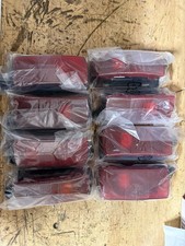 GRAKON GNI-4088-R Courtesy Lamp, Red, Semi Truck. Total Lot Of 8 Complete Lights picture