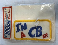 Vintage 1970s Good Buddy I’m a CB’er Patch CB Radio Iron On NOS Original Package picture