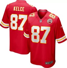 Nike Men's Kansas City Chiefs Travis Kelce #87 Red Game Jersey Size M picture