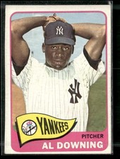 1965 Topps - Al Downing (#598)  New York Yankees picture