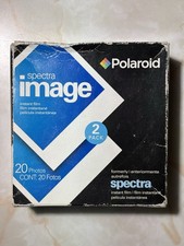 Polaroid Spectra Image Film 2 Pack 20 Photos Sealed Expired 05/08 As Is Vintage picture