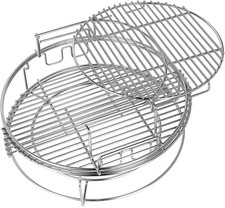 Eggspander for Large Big Green Egg 5 Piece Kit BGE Stainless Grill Expander Rack picture