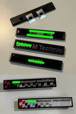Custom Side Emblems Moulding Trim Fit BMW E36 M - Fixation Springs Included picture