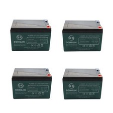 4pc 12V 12Ah 6-DZM-12 Battery 6-DZF-12 Electric Mobility Scooter ATV Quad Bike picture
