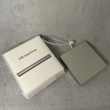 GENUINE OFFICIAL APPLE USB SUPERDRIVE EXTERNAL CD DVD DRIVE MD564ZM/A A1379 picture