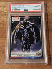 2023 Marvel Platinum Black Panther Cosmic /25 Color Match PSA 10 picture