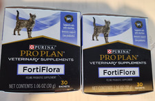 Puina FortFlora For Cats Probiotic Pro Plan Veterinary Supplement (Lot of 2)，New picture