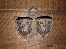 Antique Bradley & Hubbard Co. Iron Match Safe Pat. Appld. 1800's picture