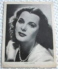 Hedy Lamarr Newspaper Photo 8 x 10 picture