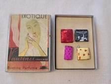 Vintage 30s 40s Vantines Incense Burning Perfume - Fragrant Night Incense - Plus picture