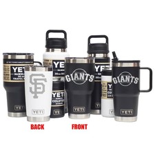 SAN FRANCISCO GIANTS YETI Laser Engraved Tumblers, Mugs, Can Colsters, Bottles picture