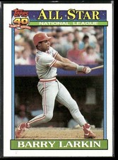 1991 Topps #400 Barry Larkin picture