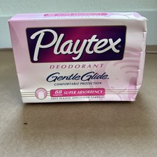 Vintage Playtex Gentle Glide Tampons Deoedorant Super Absorbency 88 Ct READ picture