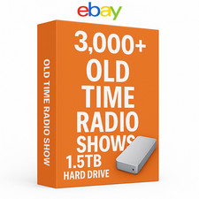 3,000+ Old Time Radio Shows – 80,000+ Episodes on 1.5TB Hard Drive, 30,000+ Hrs picture