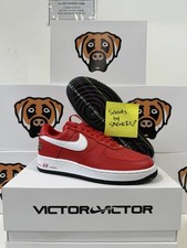 USA NEW Victor Victor x Nike Air Force 1 ’01 University Red IV3238-600 picture